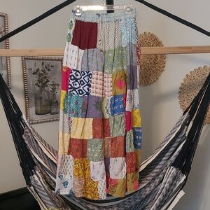 Boho Patchwork Skirt